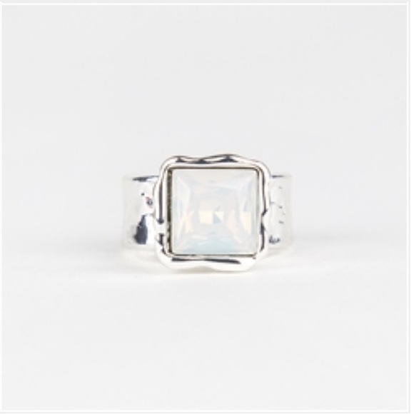 NWT Lauren Michael faceted ring - Picture 1 of 3